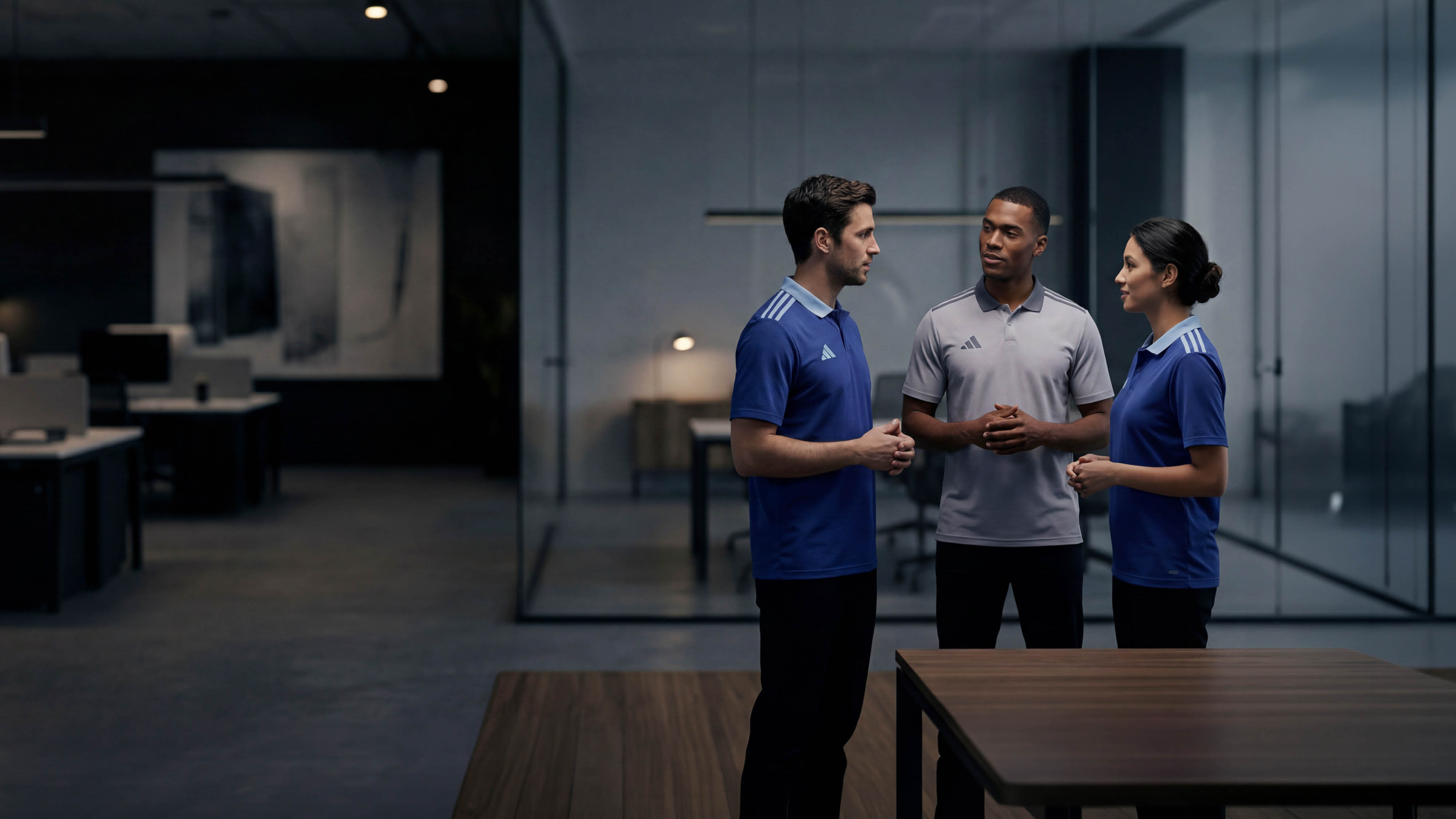adidas Corporate - polos and team apparel for the workplace.